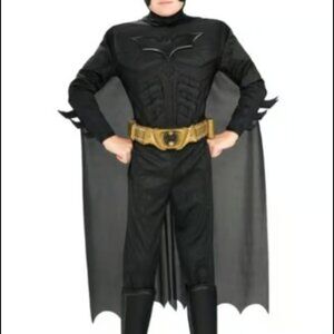 Batman Begins Dark Knight Muscle Chest Costume Rubies Official Small 4-6